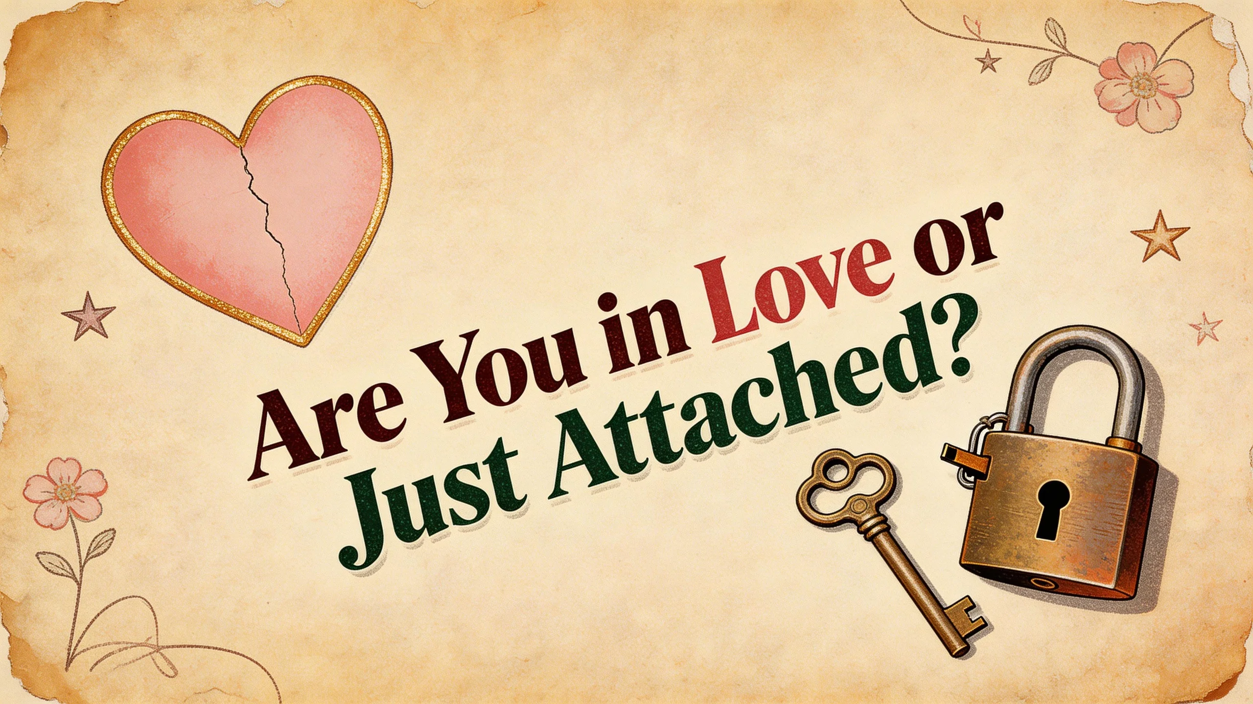 Are You in Love or Just Attached?